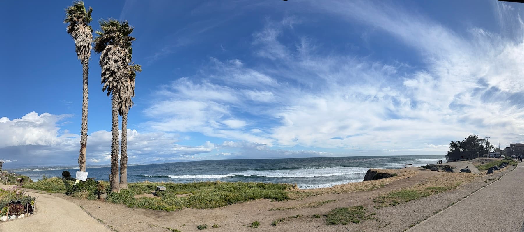 The Dirt Farm bluff at Pleasure Point, Santa Cruz